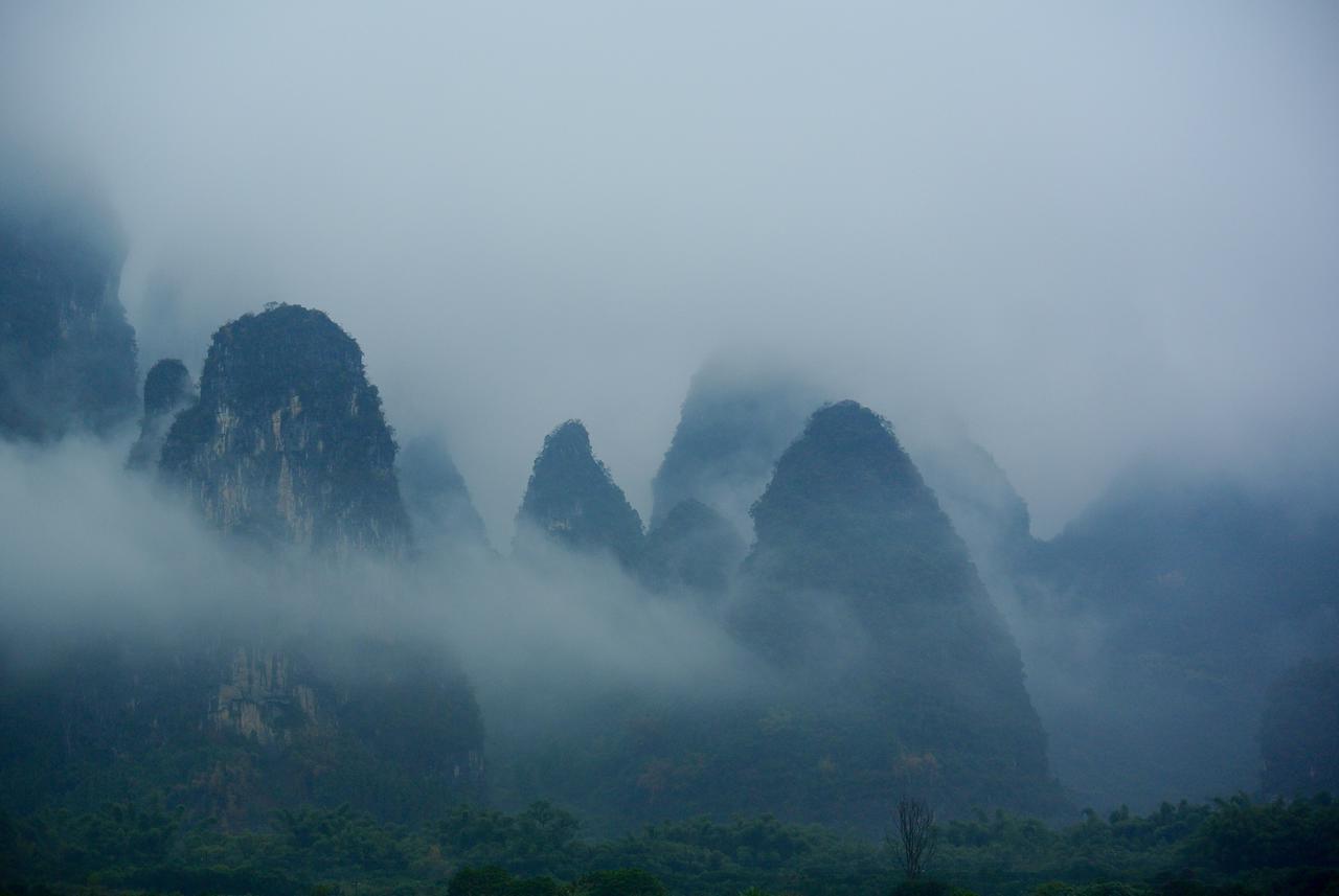 Nirvana Organic Farm Inn Yangshuo Bagian luar foto