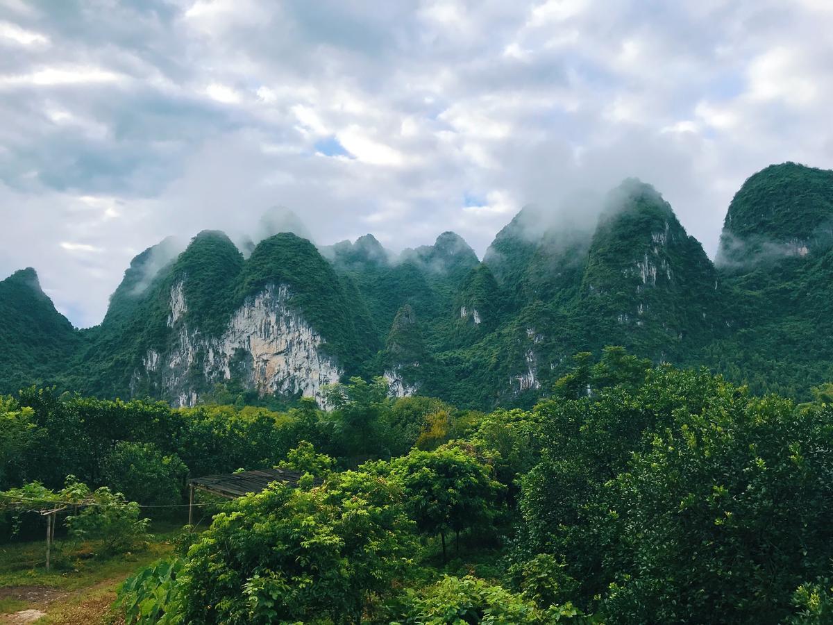 Nirvana Organic Farm Inn Yangshuo Bagian luar foto