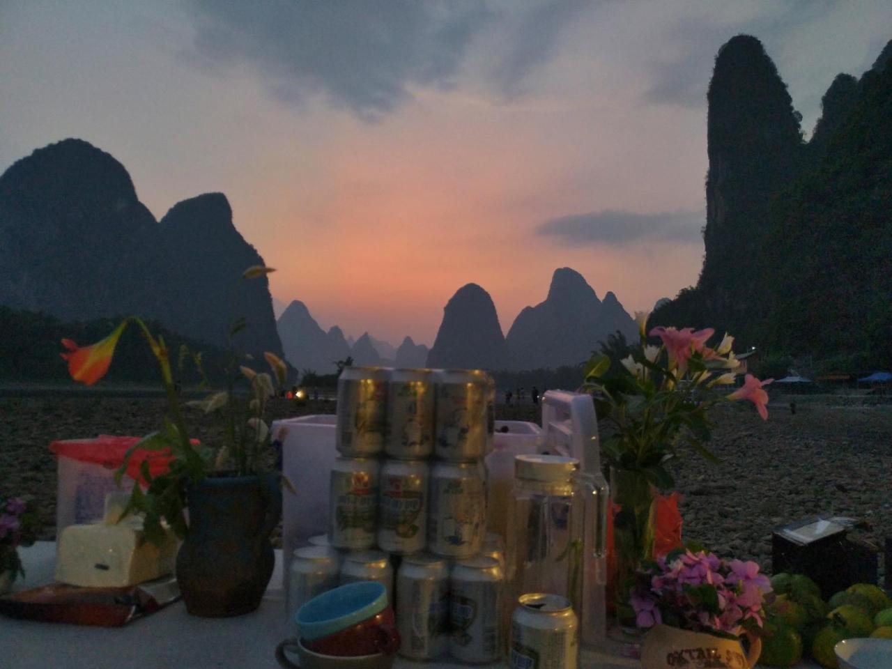Nirvana Organic Farm Inn Yangshuo Bagian luar foto