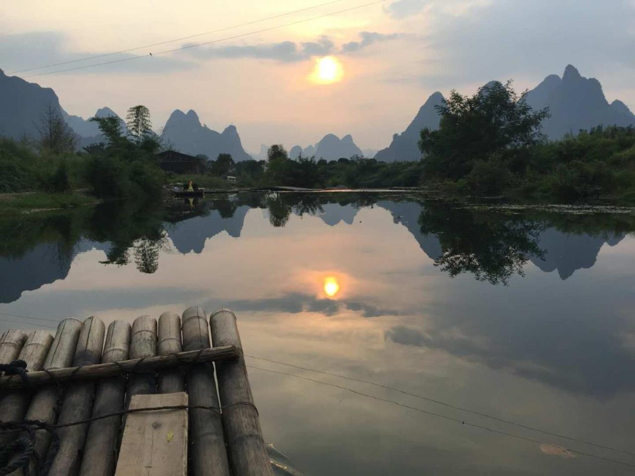 Nirvana Organic Farm Inn Yangshuo Bagian luar foto
